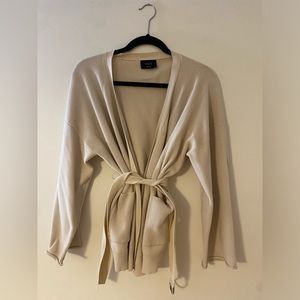 Vici Dolls | beige/cream cardigan with pockets | Perfect for draping over a tank